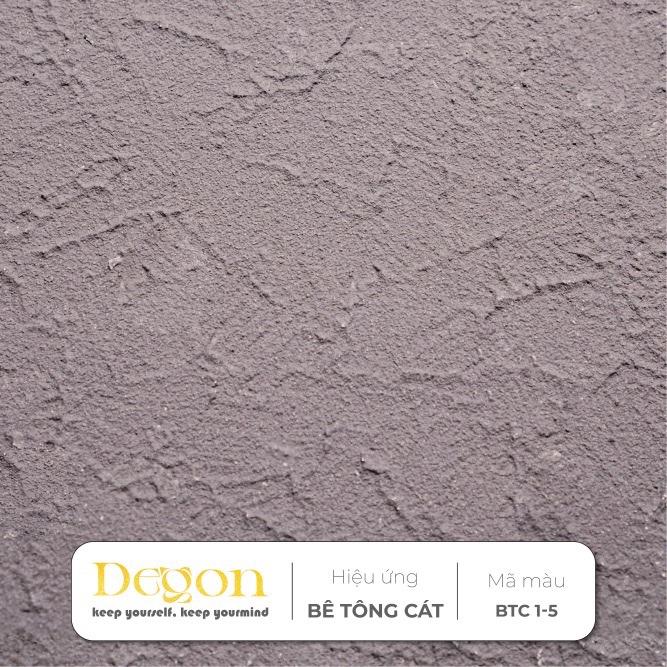 Sơn hiệu ứng bê tông cát[1,5kg] Định mức 0,5-1m2|HIỆU ỨNG DE'GON