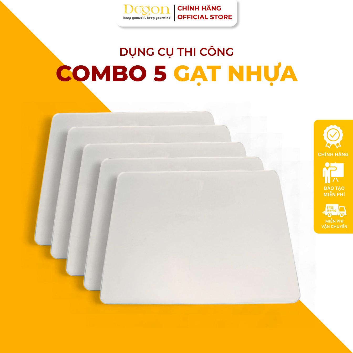 Combo 5 tấm gạt nhựa[GAT016]|HIỆU ỨNG DE'GON
