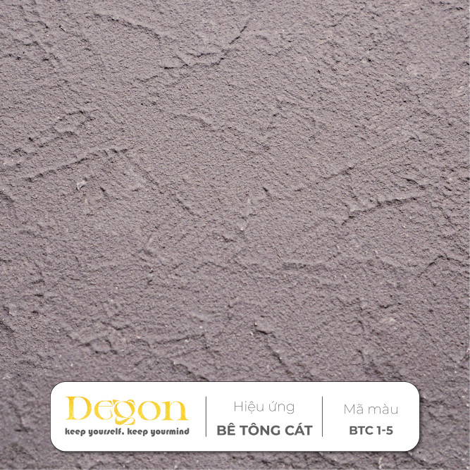 Sơn hiệu ứng bê tông cát[24kg]| Định mức 10-12m2| HIỆU ỨNG DE'GON