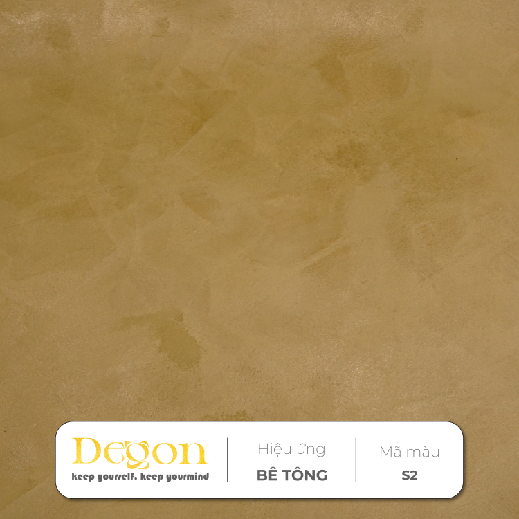 Sơn hiệu ứng bê tông tone Nâu[1,5kg]| -  Định mức 2-3m2 | HIỆU ỨNG DE'GON