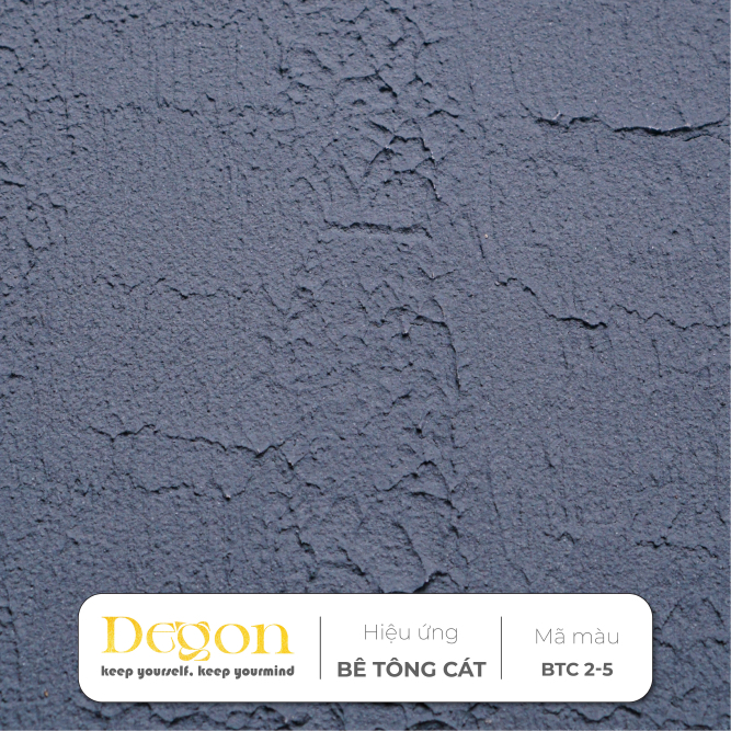 Sơn hiệu ứng bê tông cát/sơn cát[4,5kg]| Định mức: 2-3m2|HIỆU ỨNG DE'GON