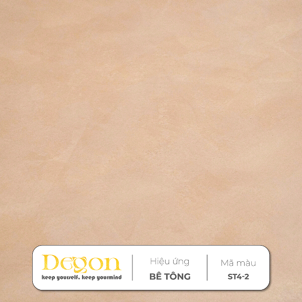 Sơn hiệu ứng bê tông tone Đỏ hồng [1,5kg]| - Định mức 2-3m2| HIỆU ỨNG DE'GON