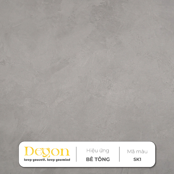 Combo 5m2 sơn hiệu ứng bê tông vân gạt 1 màu |Định mức 5m2]|HIỆU ỨNG DE'GON