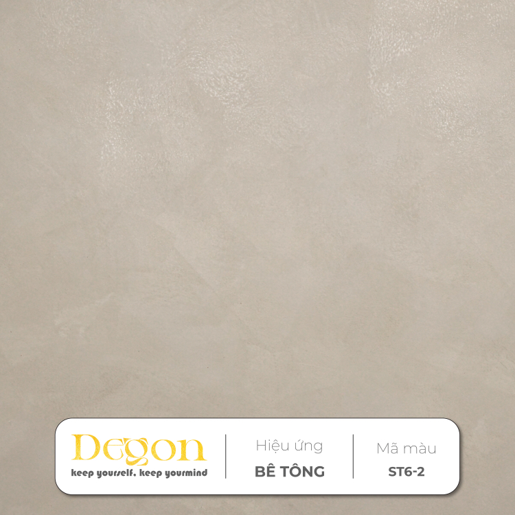 Sơn hiệu ứng bê tông tone Ghi Xám  [1,5kg]|Định mức 2-3m2| HIỆU ỨNG DE'GON