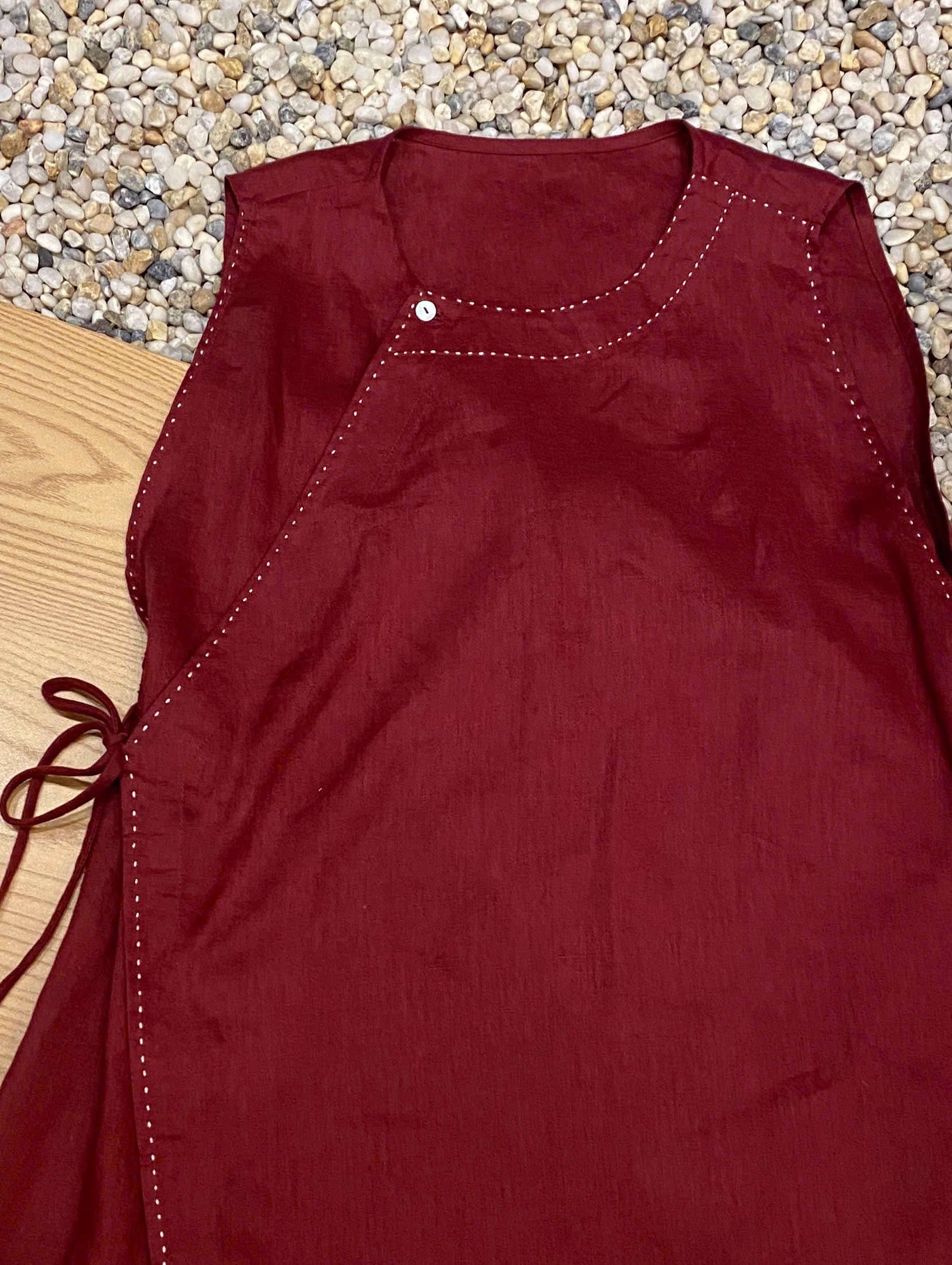STILLNESS TOP burgundy