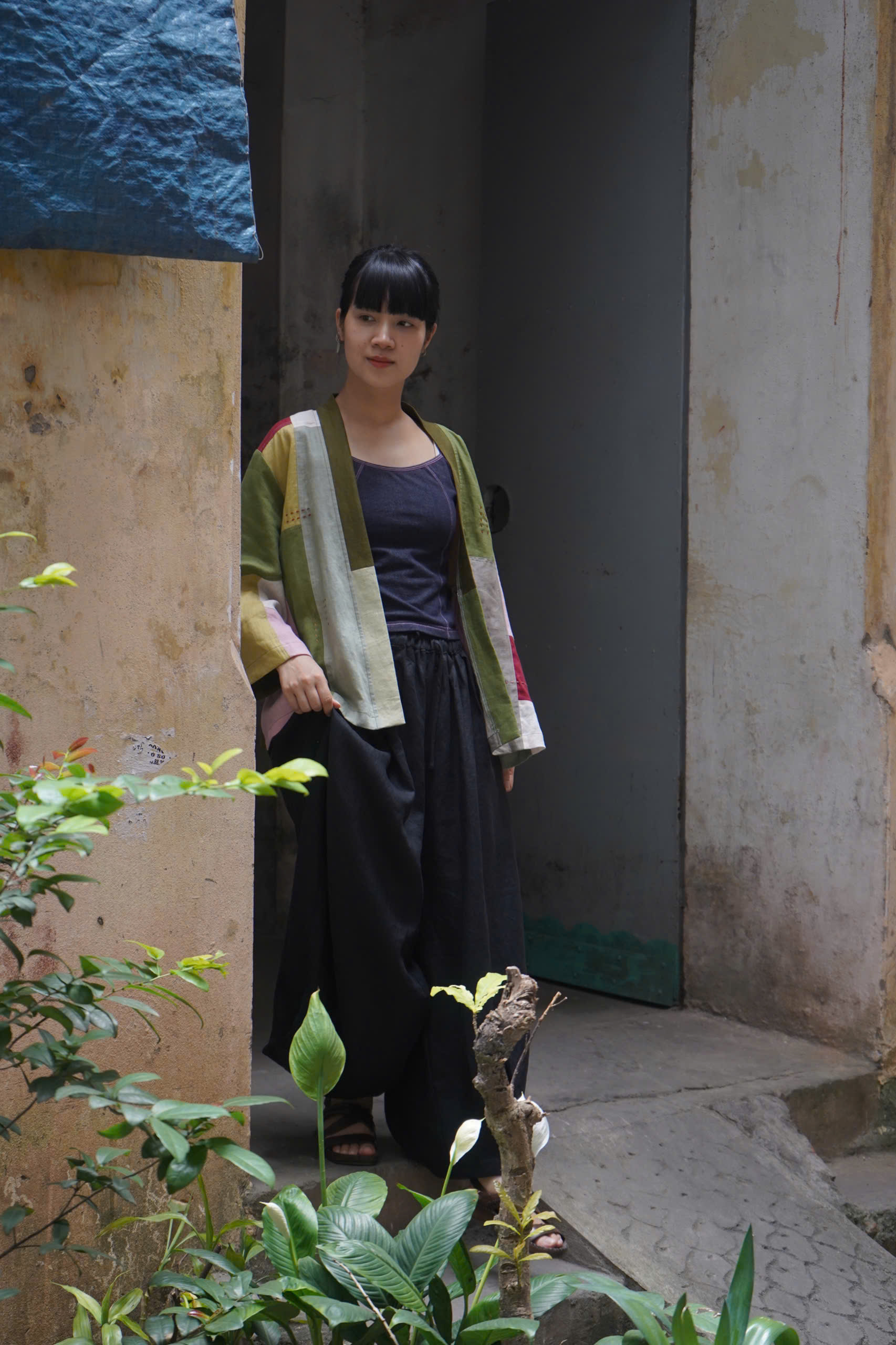 áo ghép vải