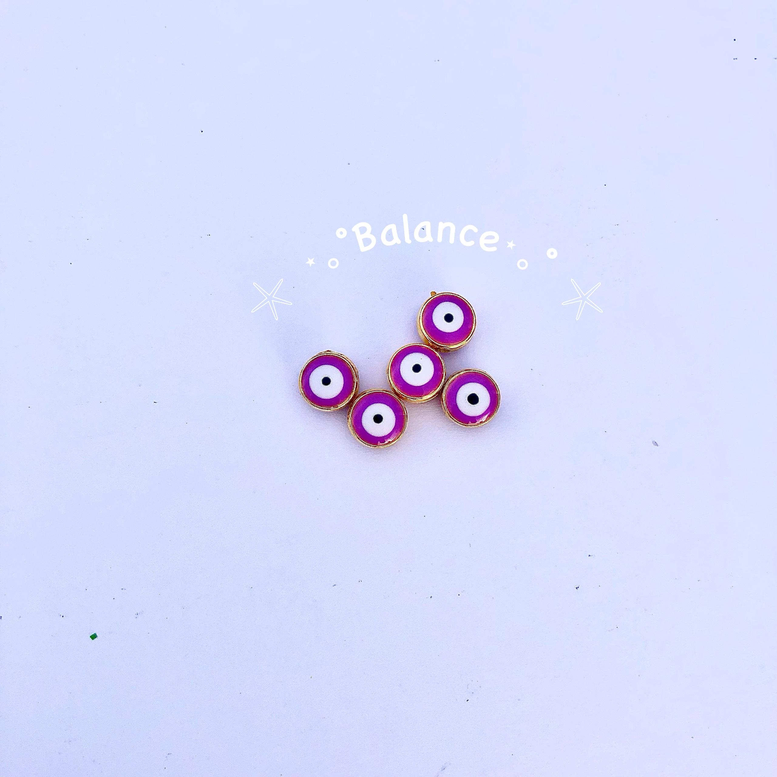 Vòng Tay, Lắc Tay Safety Pin Mix EvilEye Mang lại may mắn - Vòng tay titan không đen ghỉ