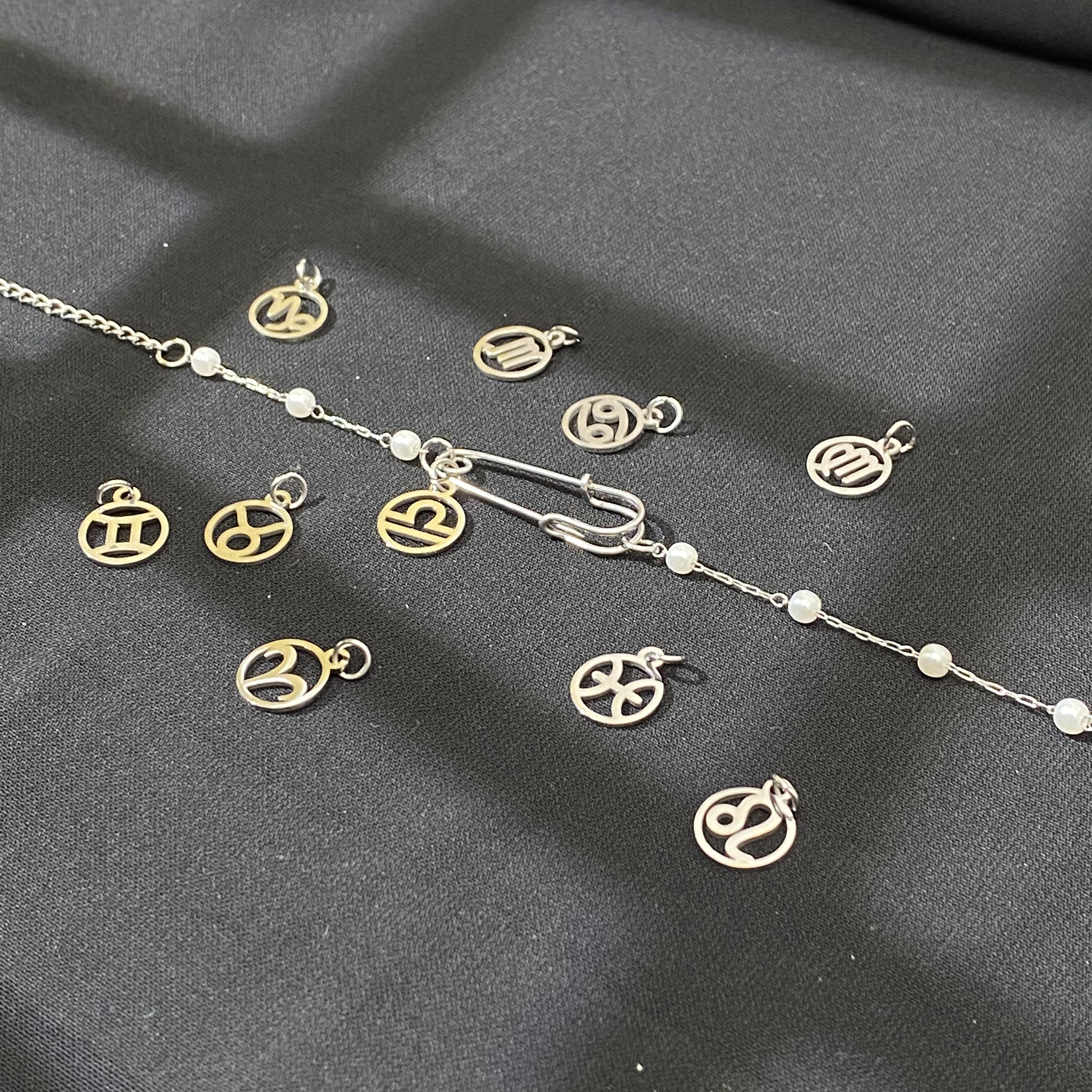 Vòng tay safety Pin cung hoàng đạo
