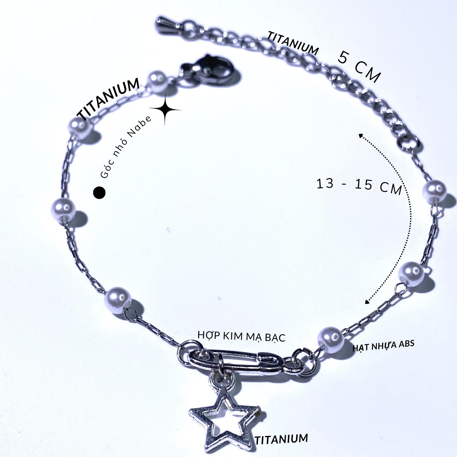 Safety pin bé - Vòng Tay Safety Pins Lonely Star Vì Sao ? vòng tay  nữ titanium