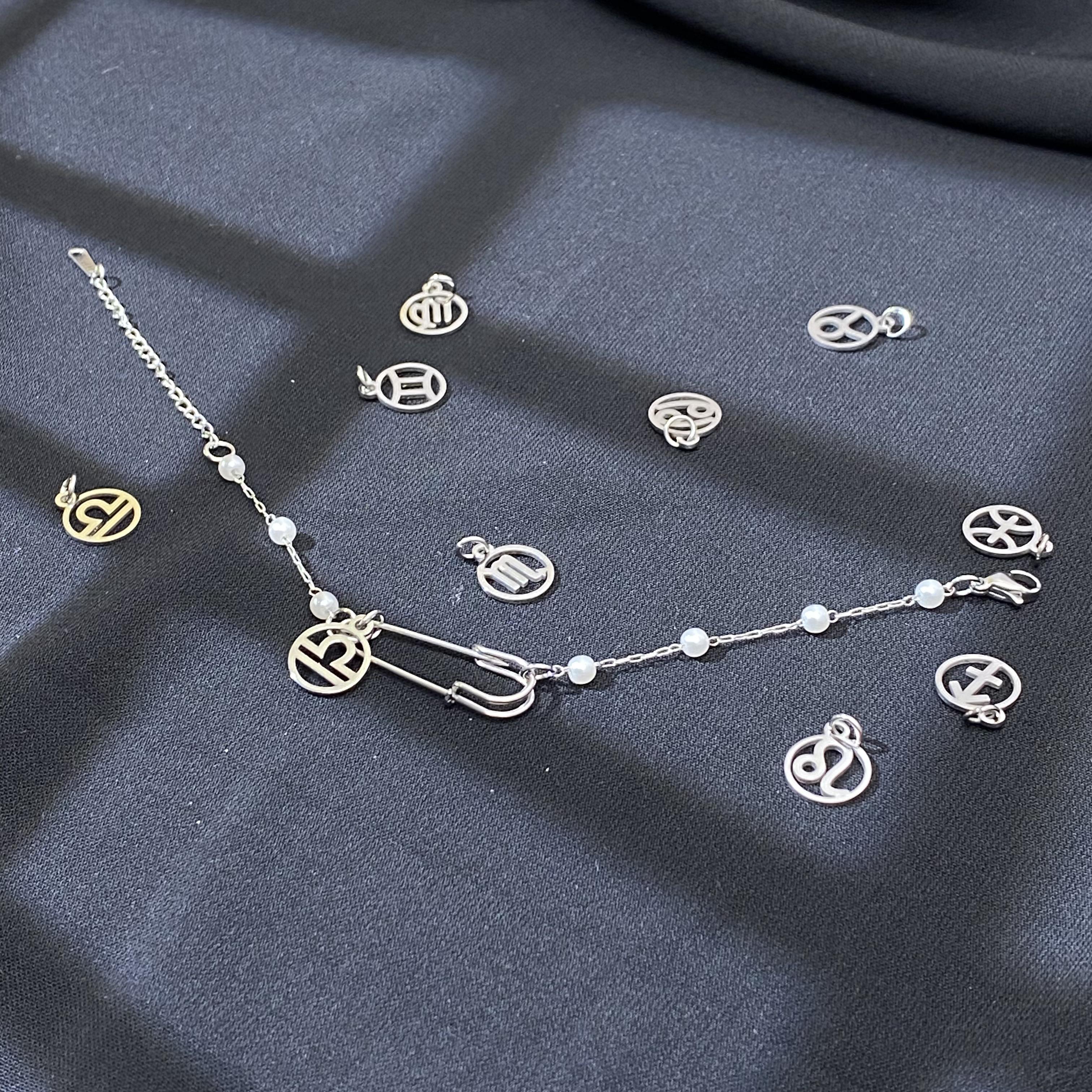 Vòng tay safety Pin cung hoàng đạo