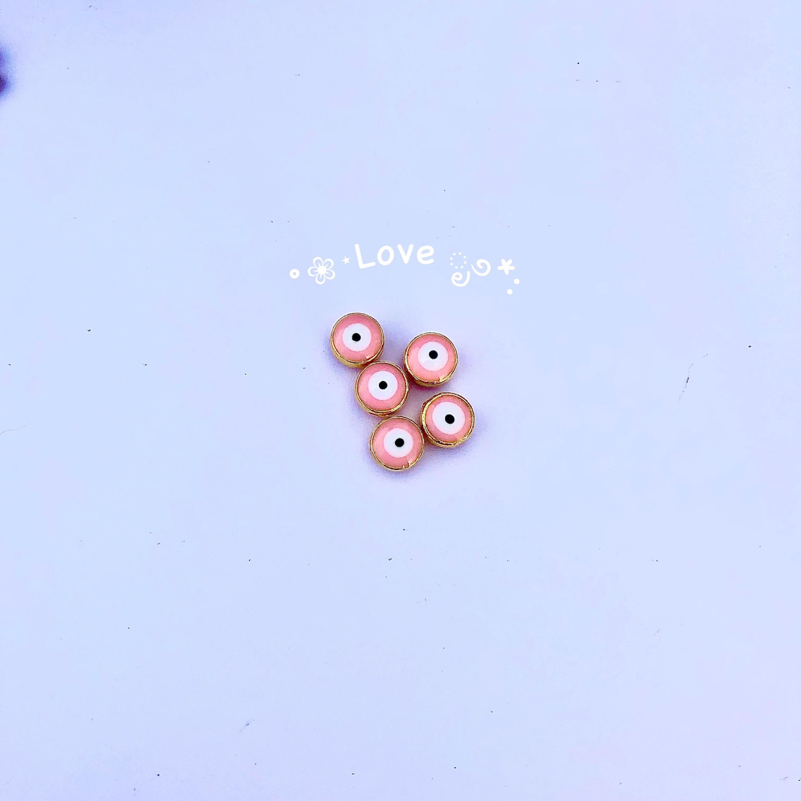 Vòng Tay, Lắc Tay Safety Pin Mix EvilEye Mang lại may mắn - Vòng tay titan không đen ghỉ