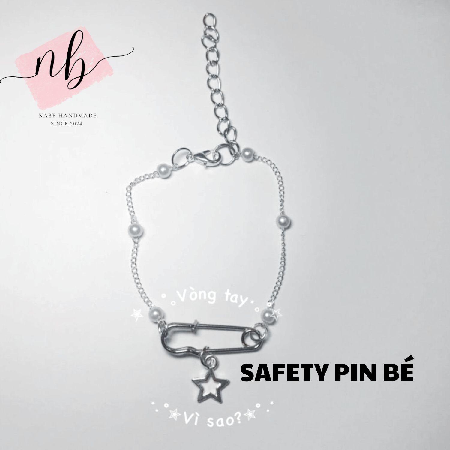 Safety pin bé - Vòng Tay Safety Pins Lonely Star Vì Sao ? vòng tay  nữ titanium