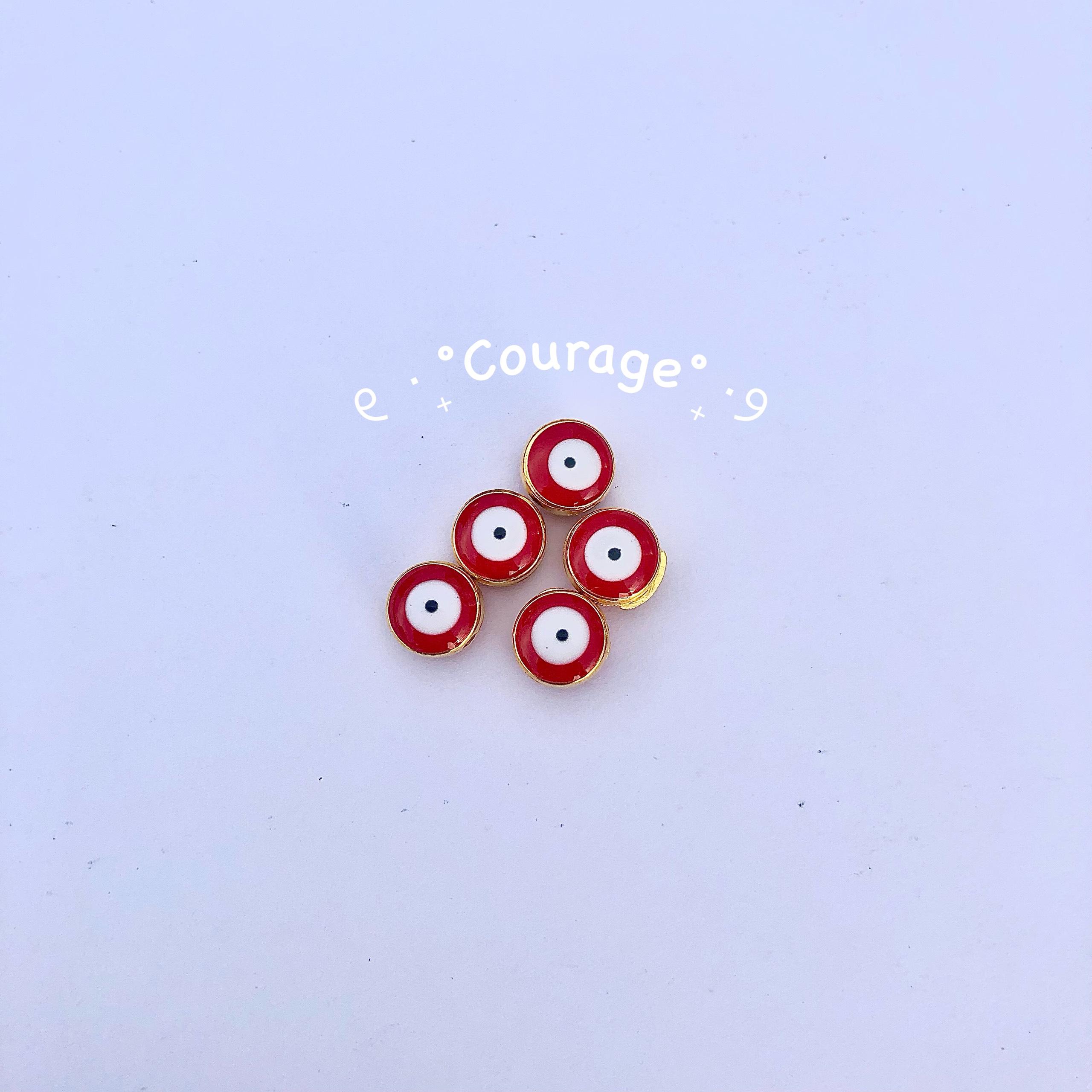 Vòng Tay, Lắc Tay Safety Pin Mix EvilEye Mang lại may mắn - Vòng tay titan không đen ghỉ