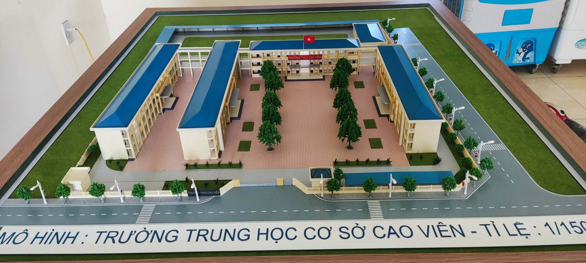 Sa bàn trường THCS Nguyễn Trực - Kim Bài, Thanh Oai, Hà Nội