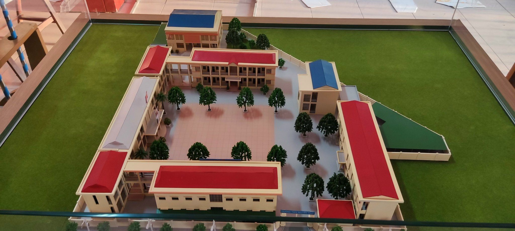 Sa bàn trường THCS Cao Viên- Thanh Oai, Hà Nội