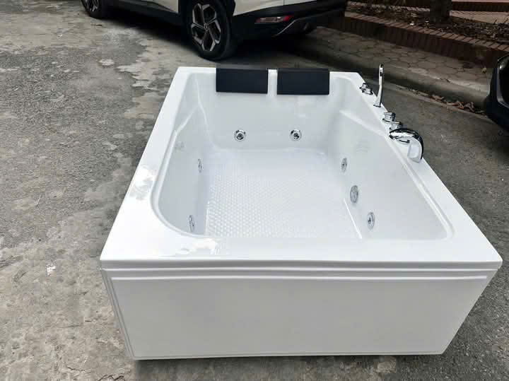 Bồn Tắm Đôi Chữ Nhật 1.7m KT-17
