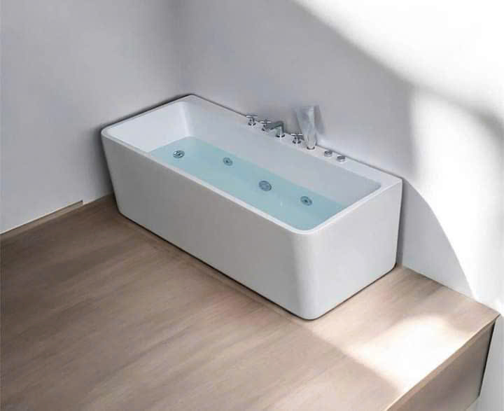 Bồn Tắm Chữ Nhật Liền Khối KT-17