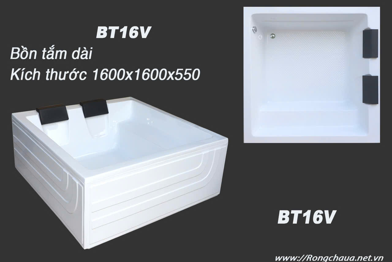 Bồn Tắm Cao Cấp 1.6m KT-16