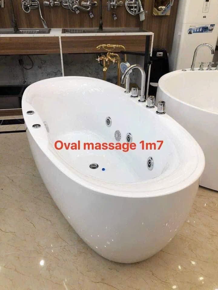 Bồn Ovan Massage  1.7m MKT-17