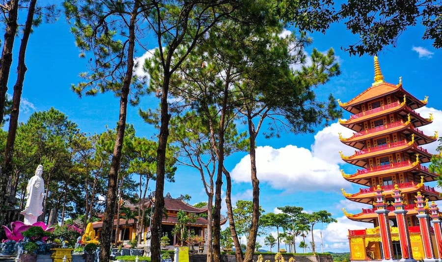 Tu viện Bát Nhã Bảo Lộc – Chốn bình yên giữa rừng thông và mây trời Tây Nguyên