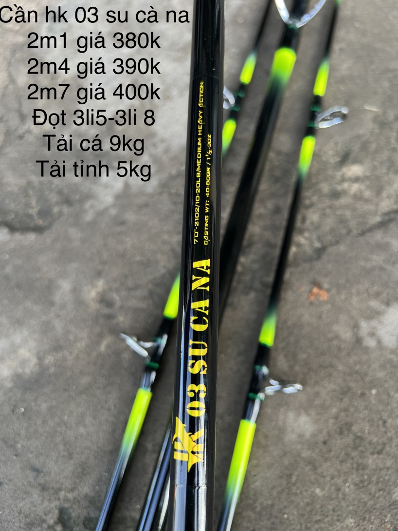 Cần câu  HK 03 su cà na mẫu mới