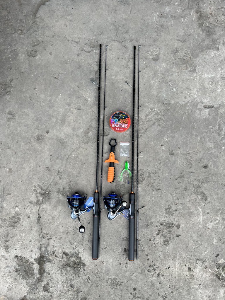 Combo 133 cần lure germany fishing +máy pioner chromium 2000