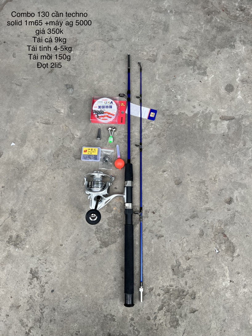Combo 130 techno solid 1m65 +máy ag 5