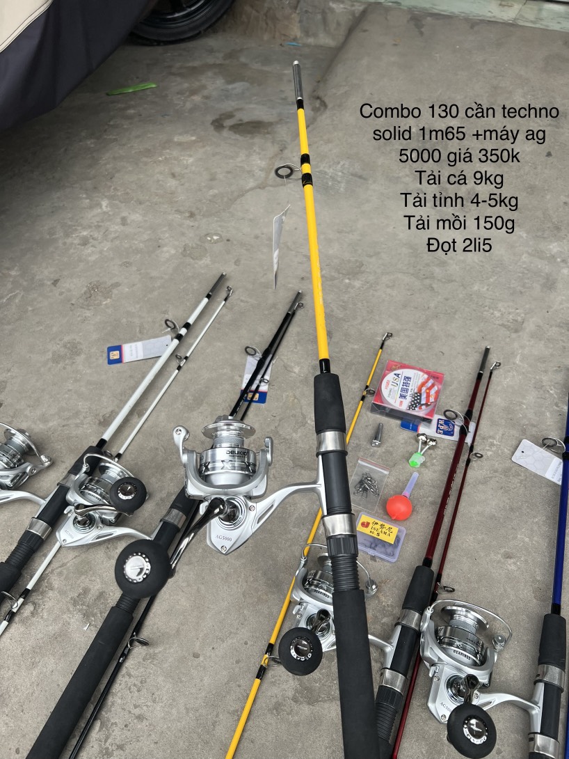 Combo 130 techno solid 1m65 +máy ag 5