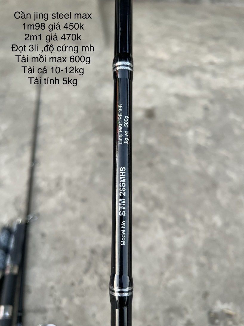 Cần cấm gốc jing steel max