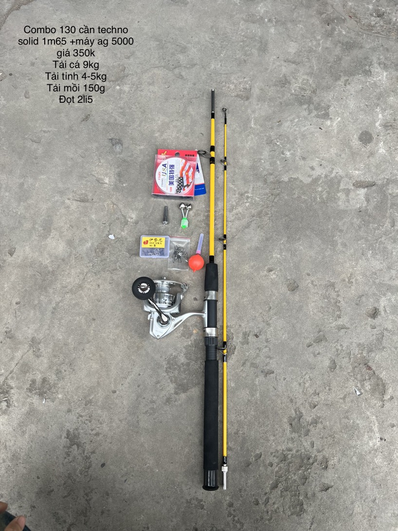 Combo 130 techno solid 1m65 +máy ag 5