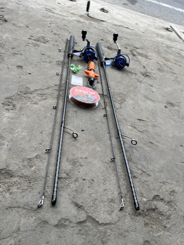 Combo 133 cần lure germany fishing +máy pioner chromium 2000
