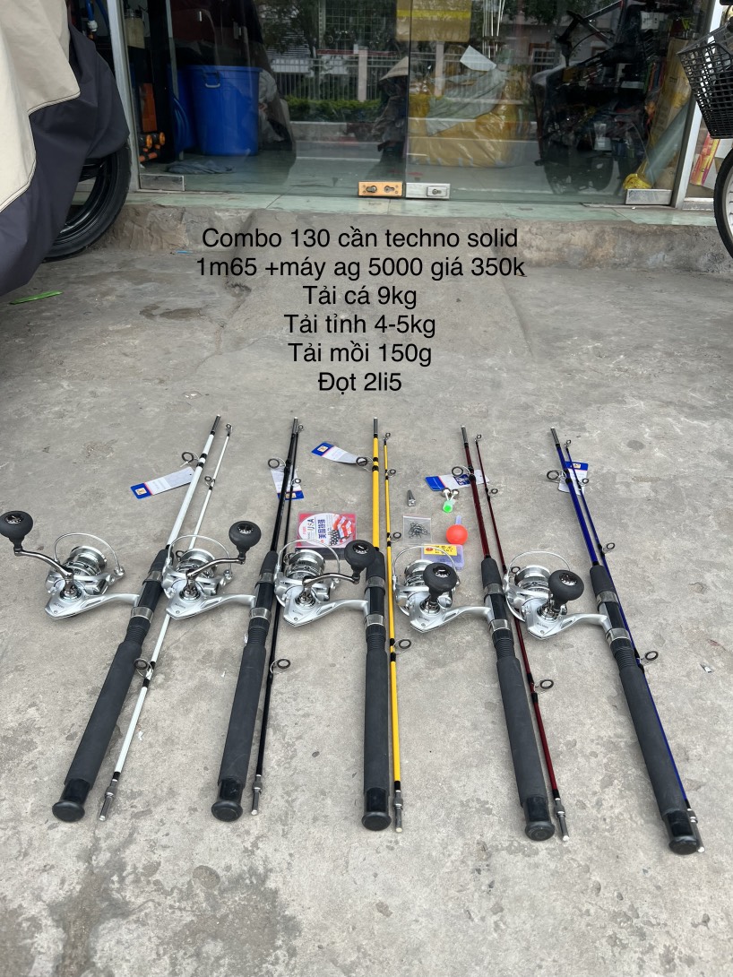 Combo 130 techno solid 1m65 +máy ag 5