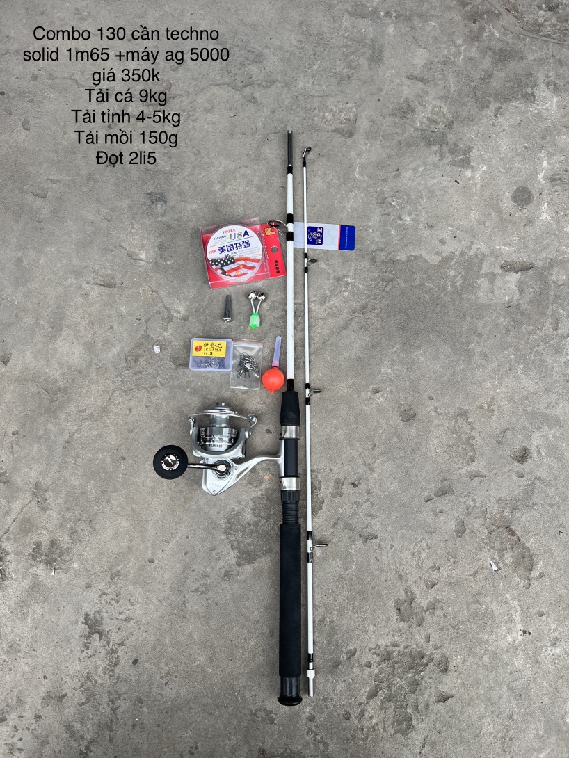 Combo 130 techno solid 1m65 +máy ag 5