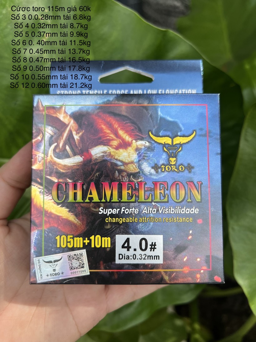 Cước toro CHAMELEON 115m