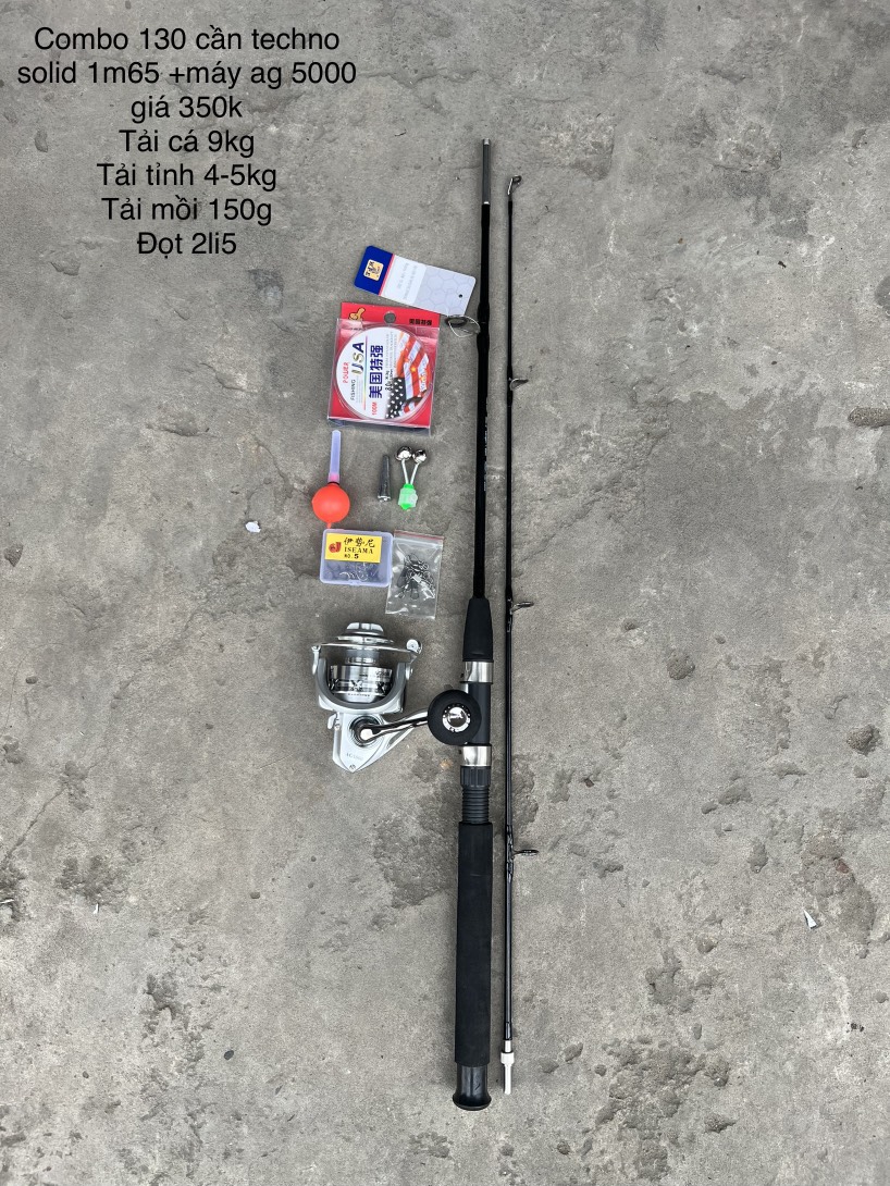 Combo 130 techno solid 1m65 +máy ag 5