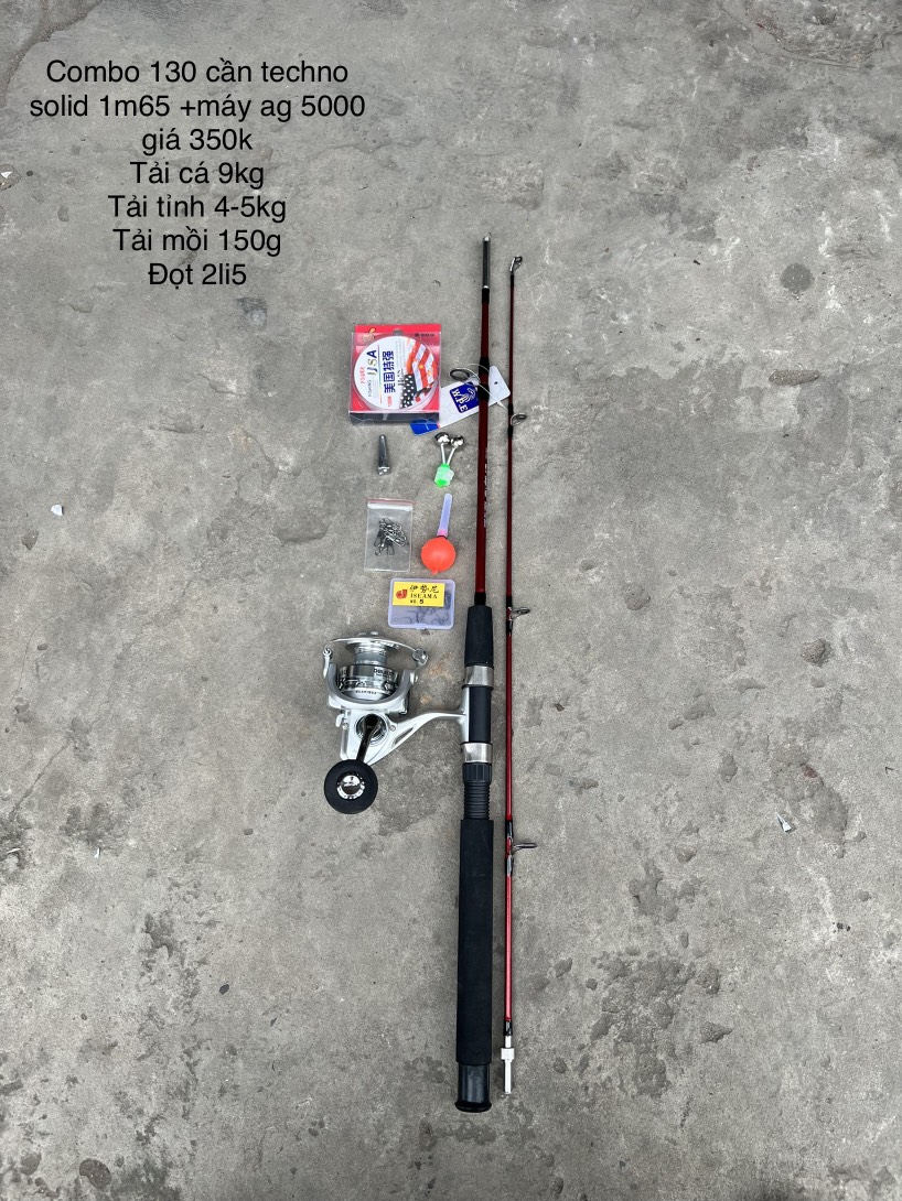 Combo 130 techno solid 1m65 +máy ag 5