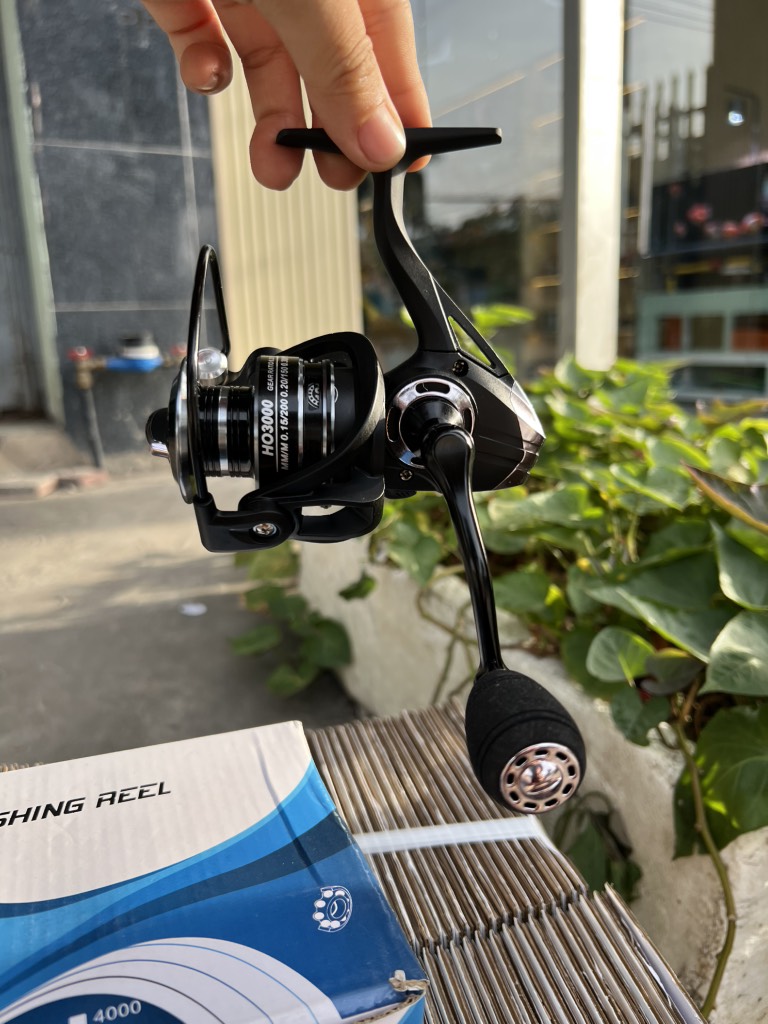 Máy câu cá HO 3000 câu lure, câu tôm giá rẽ