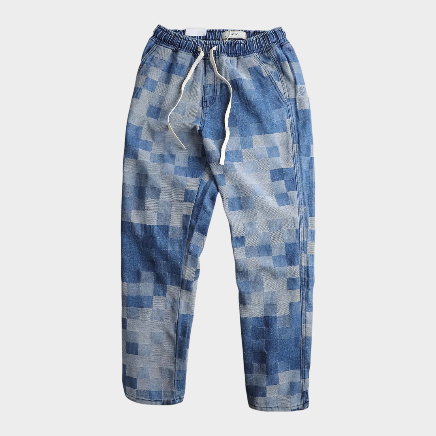 Quần Jean Checkered Jacquard Relax