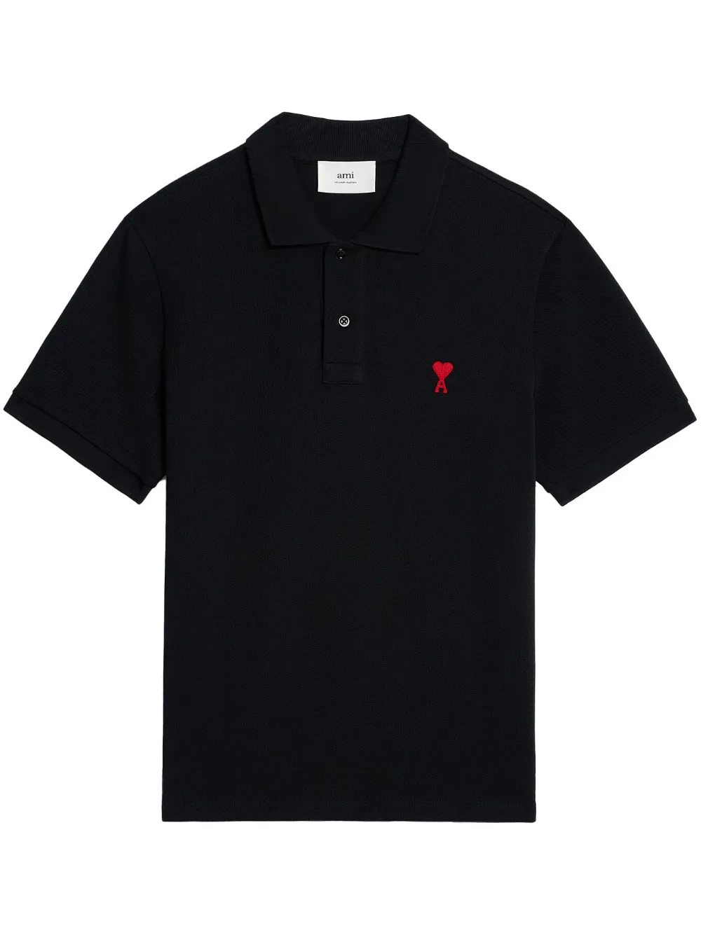 Polo AMI Paris De Coeur - Đen