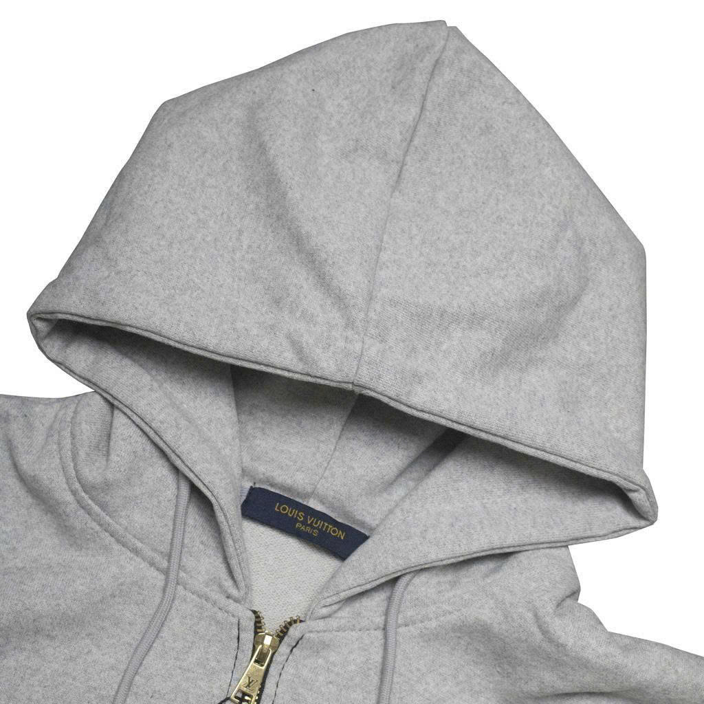Hoodie Zip Louis Vuitton Intarsia (new)