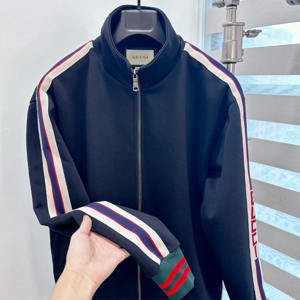 Áo Khoác Gucci Technical Jersey - Đen (New)