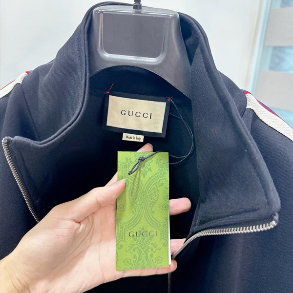 Áo Khoác Gucci Technical Jersey - Đen (New)