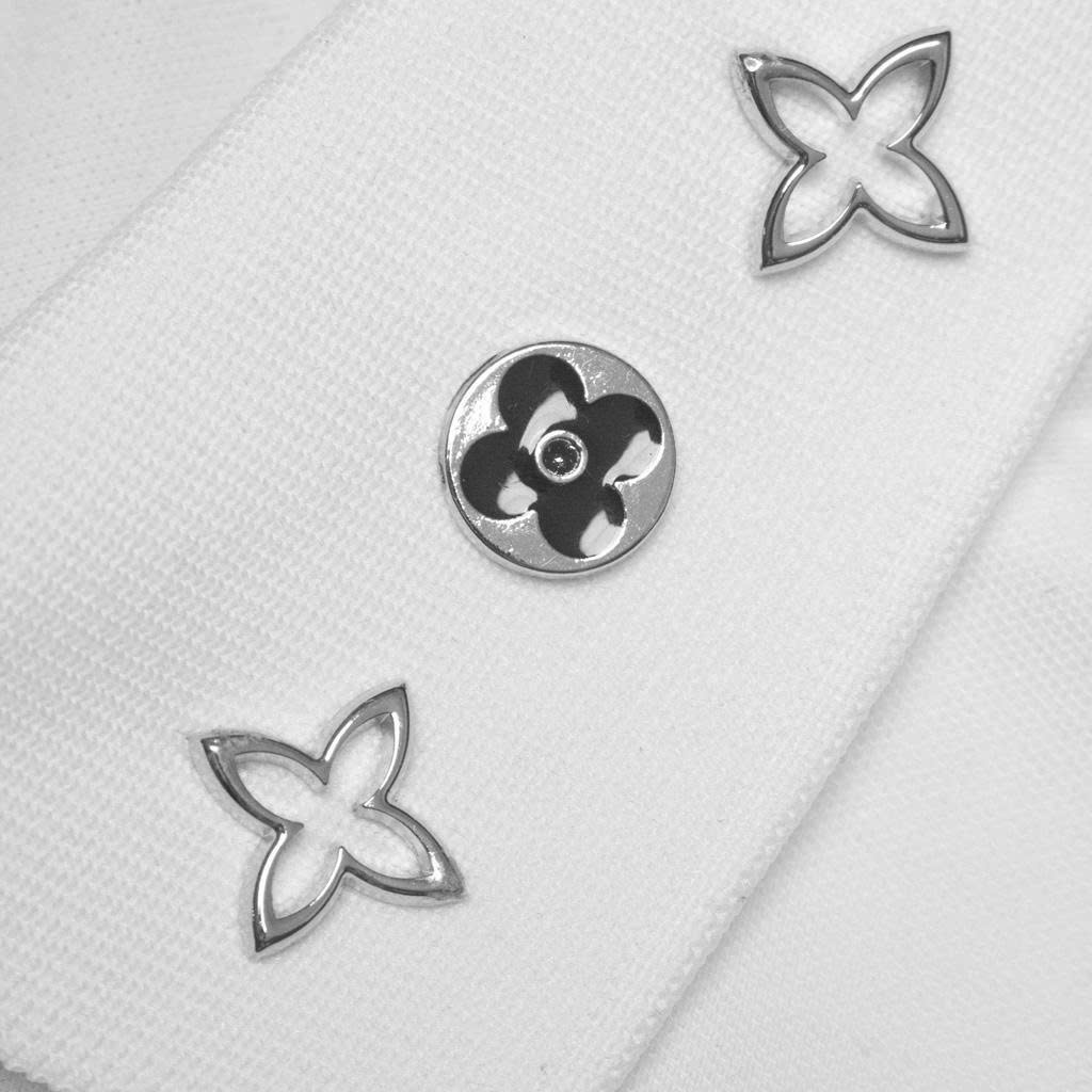 Polo Louis Vuitton Cổ Đính Logo Titan