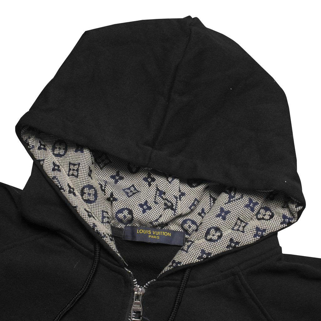 Hoodie Zip Louis Vuitton Monogram V3 ( Gold )