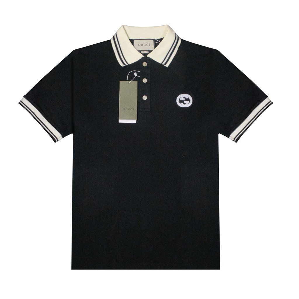 Polo Gucci Classic Thêu GG (không túi)