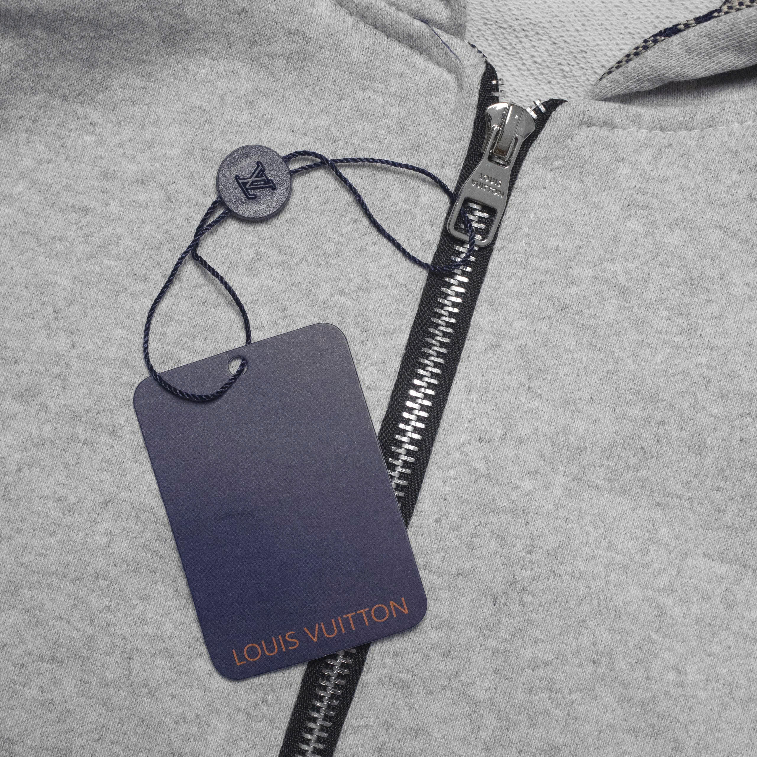 Hoodie Zip Louis Vuitton Monogram V2