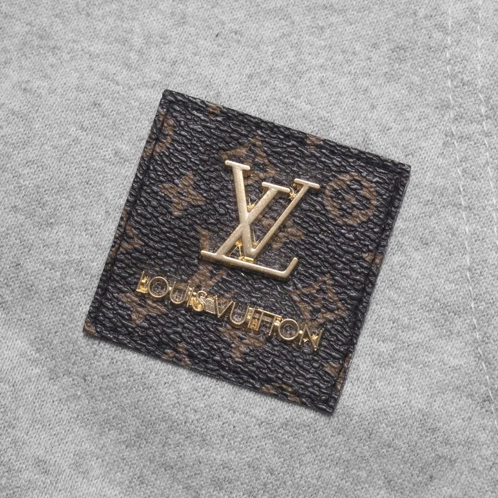 Hoodie Zip Louis Vuitton Monogram V3 ( Gold )