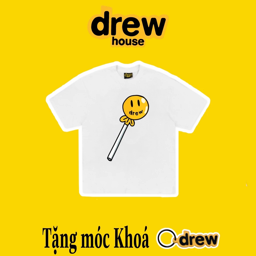 Áo thun tay lỡ Drew full mẫu
