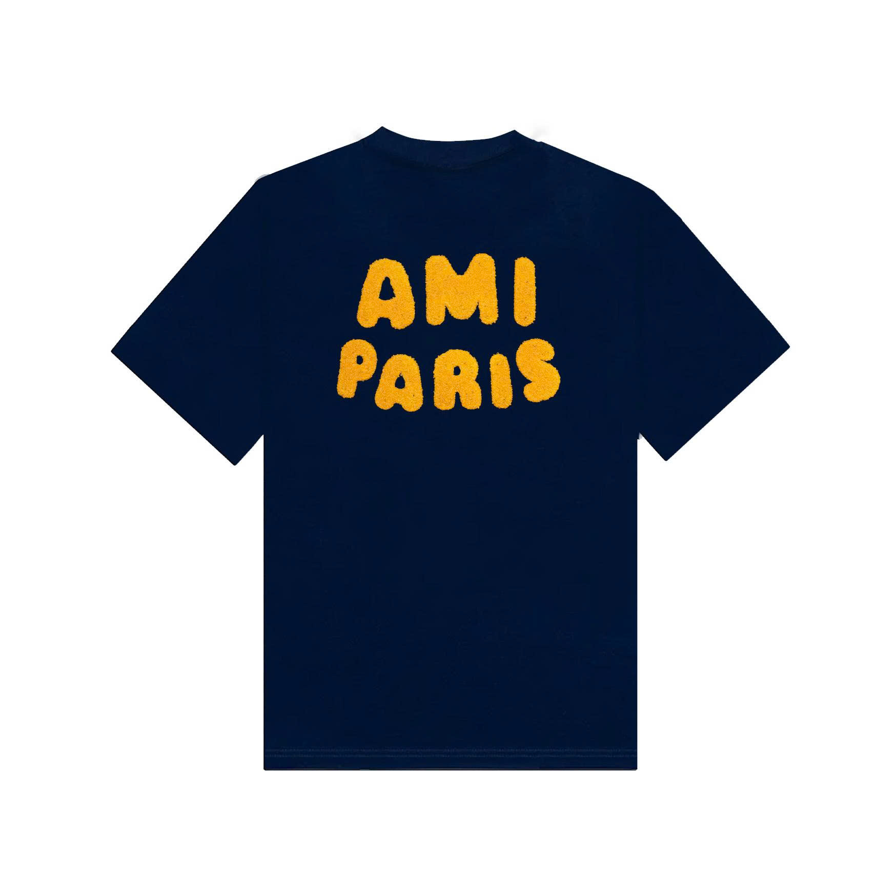 Áo Thun AMI PARIS Thêu Xù