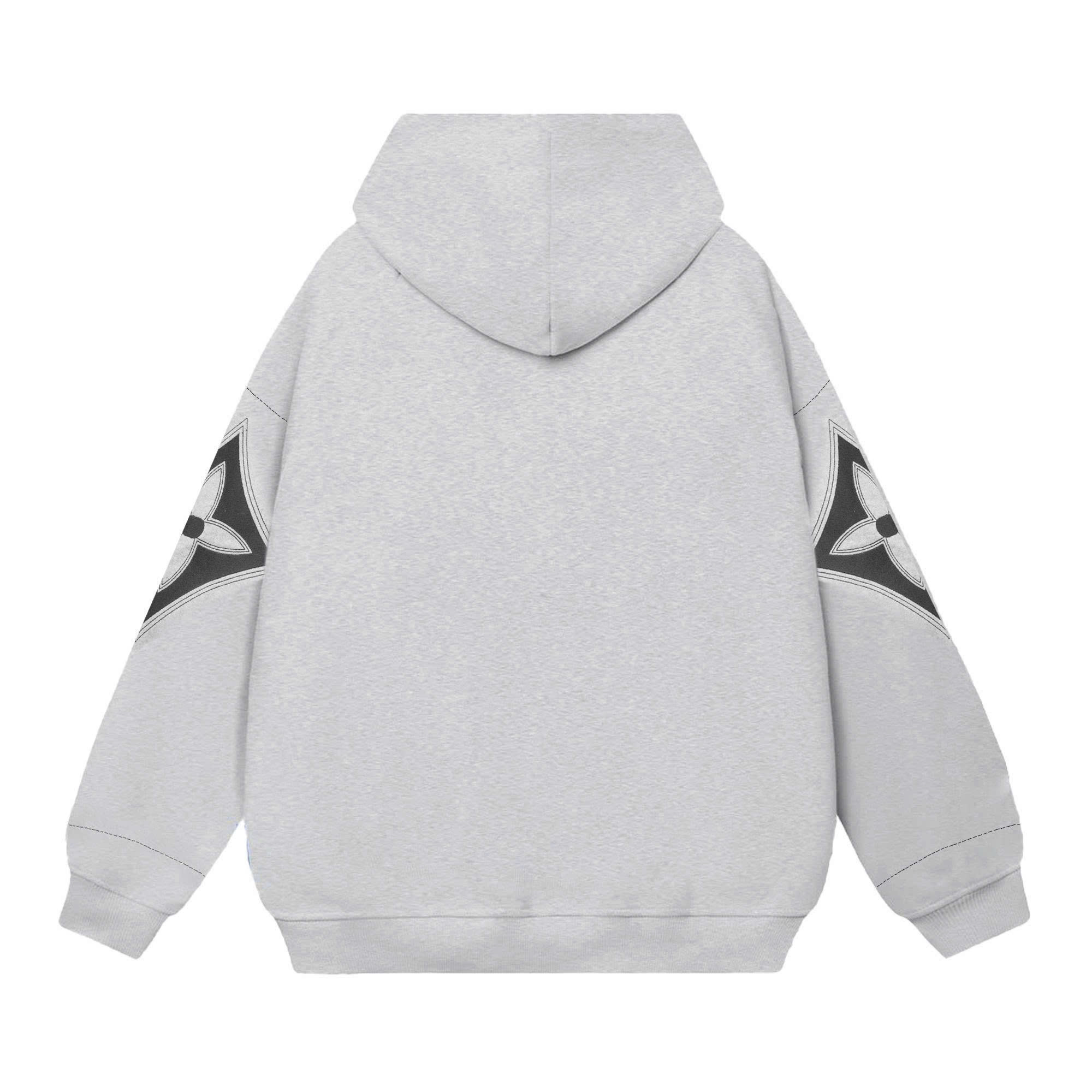 Hoodie Zip Louis Vuitton Intarsia (new)